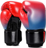 Gants de boxe Liberlupus rouge et bleu