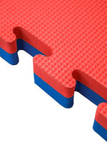 Tatami de judo bleu/rouge 4 cm antidérapant – vue produit 3