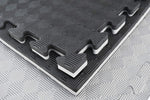 Tatamis 2,5 cm gris/noir motif rhombique – vue produit 3