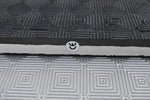 Tatamis 2,5 cm gris/noir motif rhombique – vue produit 2