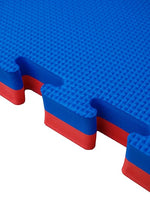 Tatami de judo bleu/rouge 4 cm antidérapant – vue produit 2