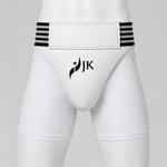 Coquille de protection JK portée par un mannequin blanc