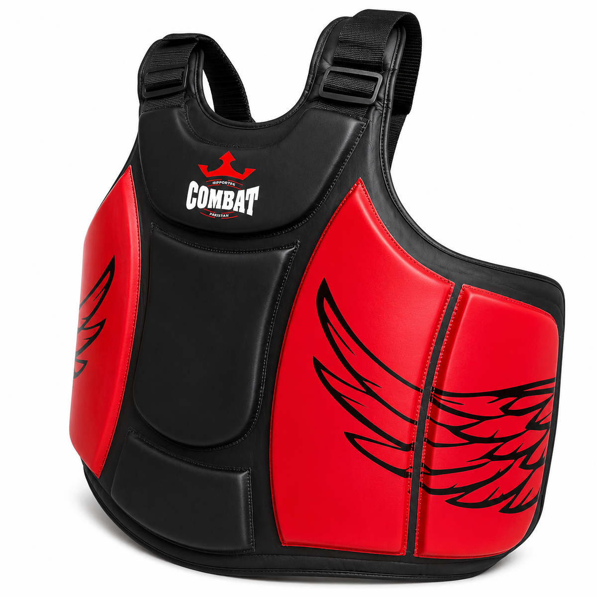 plastron coach rouge noir