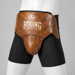 Coquille de boxe portée par un mannequin blanc